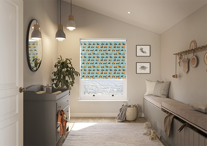 Construction Crew, Digger - Twist&Fit Roller Blind - Image 8